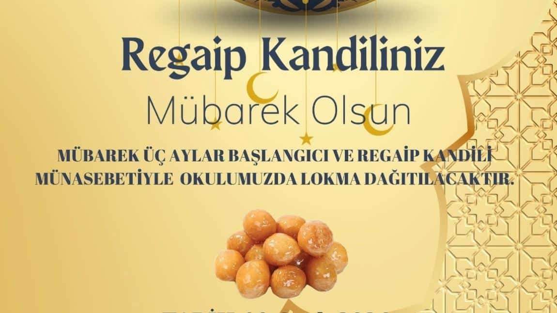 Regaip Kandiliniz Mübarek Olsun